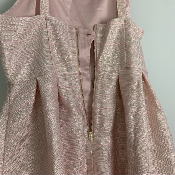 NWT Bardot Junior Blush Pink Gold Semi Formal Dress, Girl’s Size Large - Picture 8 of 10